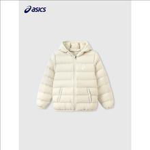 ASICS 亚瑟士 117.3g高充绒三防羽绒服 奶白色 清洁度1000-鸭绒