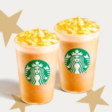 美团外卖 星巴克 双杯冰金桂凤凰单枞茶拿铁（大杯）兑换券单杯仅21元，原价64元现价42元