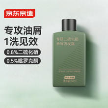 京东京造 专研二硫化硒洗发水60ml0.9元