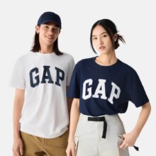 再降价、超V：Gap 男女装2025春季款纯棉印花短袖T恤 多色可选54元