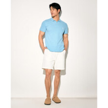 ABERCROMBIE & FITCH【经典小麋鹿】男装25夏季新款通勤POLO衫短袖T恤KI124-5182 天蓝色 M (180/100A)125.47元（需领券）