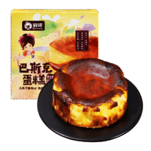 俏侬 巴斯克芝士蛋糕300g（2盒）烘焙糕点西式甜点下午茶63.18元（合21.06元/件）