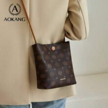 AOKANG 奥康 复古印花托特包单肩斜挎包BG703278 两色