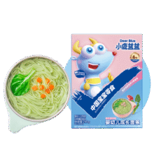 小鹿蓝蓝 婴幼儿面条200g 猪肝菠菜味 宝宝辅食面条儿童营养线面