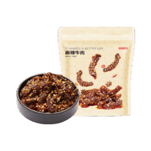 京东京造麻辣牛肉400g 麻辣牛肉干肉脯 出游聚会火车便携零食量贩装