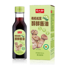 大山合特级松茸有机酱油152ml 宝宝酿造酱油 无添加儿童辅食调味料拌饭19.9元 (满2件7.50折,送赠品,月销1000+)