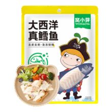 窝小芽 大西洋真鳕鱼深海鱼肉宝宝鳕鱼块享鳕鱼儿童婴儿辅食谱210g*3袋159元 (券后省35)