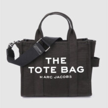 马克·雅可布（MARC JACOBS）马克·雅可布女士黑色棉质中号手提包M0016161001 送女友 送礼七夕719元 (券后省50)
