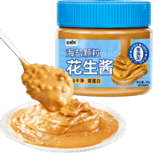 觅趣熊海盐颗粒花生酱200g0蔗糖0添加抹面包拌面烘焙蘸酱轻食调料5.9元