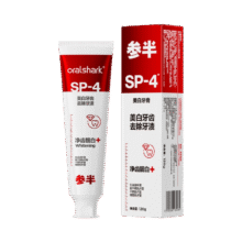 oralshark 口腔鲨鱼美白 牙膏 小样 20g*5件100g0.66元 共3.31元（返15元超市卡后）