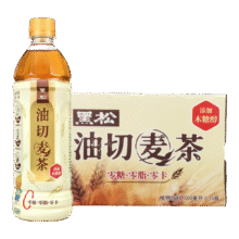 限地区：黑松油切麦茶 无糖大麦茶饮料 0糖0脂0卡 500ml*15瓶 整箱