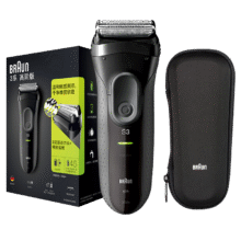 PLUS会员：BRAUN 博朗 经典3系电动剃须刀刀头往复式刮胡刀 七夕情人节礼物221.76元包邮（需领券）