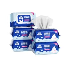 洁云80抽*5包湿厕纸纯水可冲马桶