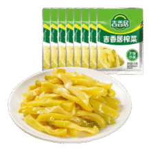 吉香居榨菜真芯 15g*8袋＊5件14.5元包邮（合2.9元/件）
