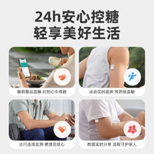 硅基动感 硅基轻享分体式可复用动态血糖仪 ECO持续葡萄糖监测系统 1个发射器+2个探头套装 GS1-P2