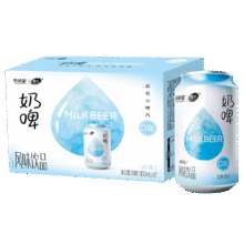 雪兰 奶啤风味饮品300ml*12瓶*2件