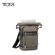 TUMI 途明 ALPHA BRAVO男士双肩包卷顶旅行运动背包电脑包 0232702SN/沙灰色
