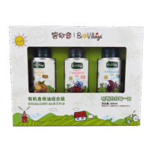 碧欧奇有机儿童辅食用油310ml (核桃油+亚麻籽油+紫苏籽油)滴管控量119.9元 (月销4000+)