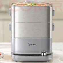 再降价：美的 Mini蒸魔方电蒸锅 Mini蒸魔方 12L、食品级304不锈钢217.14元（晒单返20后）