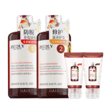 卓蓝雅 生姜防脱洗护4件套 （洗发水400ml+护发素400ml+洗护30ml*2  ）89.1元 (每满300减30,券后省0.9)