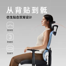 西昊 M56-102 人体工学电脑椅 黑色 扶手升降款373.15元