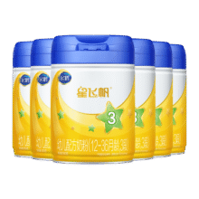 飞鹤星飞帆 幼儿配方奶粉3段(1-3岁)900g*6【28天新鲜直达】专利OPO