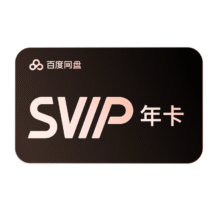百度网盘超级会员SVIP年卡12个月云盘自动充值极速下载音视频倍速173元+12元金币