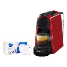 德龙（Delonghi）胶囊咖啡机 迷你Nespresso EN85R 红色 &滤芯 Maxtra+2只装584元 (券后省50)