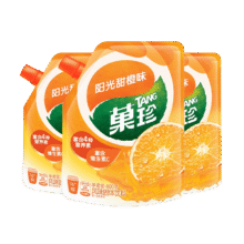 PLUS会员，需首购:菓珍 阳光甜橙味 壶嘴装400g*3袋31.92元（合10.64元/袋）