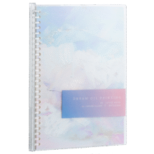 文谷(Wengu)活页本b5 线圈本活页笔记本可拆卸笔记本子 作业本手账本记事本横线80页PL003-B5-B