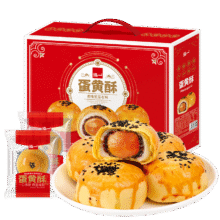 泓一蛋黄酥30枚礼盒装 雪媚娘早餐面包中式糕点心休闲零食团购1200g