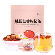 张太和 黑糖玫瑰桂圆姜枣茶 丽颜茶 桂圆红枣枸杞茶养生茶 红糖姜枣茶 男女元气花颜茶组合水果花草茶包 红枣枸杞桂圆茶150g/袋22.9元 (券后省30)
