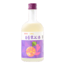 试用：京觅×贝瑞甜心 百香果米酒345ml8.41元包邮（四种口味任选3款凑单）