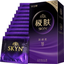 88vip、杰士邦SKYN极肤安全避孕套10只+凑单13.41元（返卡5元+8.91元金币）