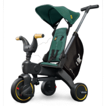 DOONALiki Trike S5儿推车宝宝三轮车遛娃神器1-3岁脚踏车可折叠 S5流光绿2080元 (券后省400)