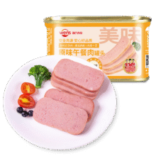 温氏原味午餐肉罐头198g 肉粒满满 开罐即食 泡面速食 涮火锅食材5.59元/件 拍2凑1 有小程序券更低