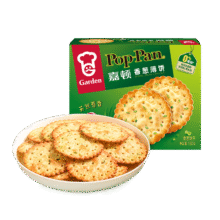 嘉顿香葱薄饼饼干100g 葱油薄脆饼干休闲零食点心下午茶糕点6.9元