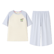 超V：有棵树 100%棉凉感睡衣女士家居服套装46.5元