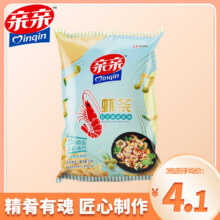 亲亲零食网红小吃  虾条薯片任选膨化休闲零食 休闲办公室零食 虾条日式橄榄虾味10.4元（合1.73元/件）