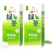 小程序、PLUS会员、需凑单：统一 绿茶饮料  250ml*24盒/箱18.49元包邮