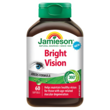 Jamieson健美生AREDs复配中老年叶黄素呵护双眼矿物质护眼软胶囊