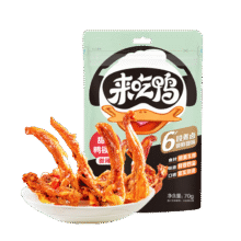 临期：来伊份 甜辣鸭锁骨 70g（25/9/14）