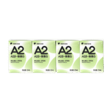 隔壁刘奶奶 A2β-酪蛋白纯牛奶 利乐砖 纯牛奶 *4盒装 125ml9.9元（需领券）
