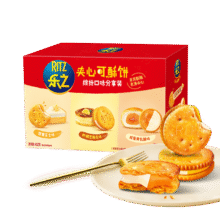 乐之夹心可酥饼咸味夹心饼干402g休闲零食三口味新品共12包早餐下午茶29.9元 (满2件9折,月销1w+)