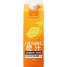 1号会员店（One’s Member）100%NFC橙汁 nfc纯果汁饮料试用装鲜果压榨 1L装