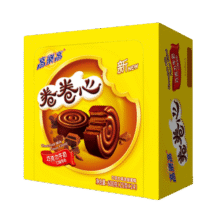 高乐高巧克力味卷卷心蛋糕25g*24枚瑞士卷下午茶办公室点心600g