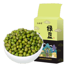 精品绿豆 五谷杂粮精品小绿豆笨绿豆绿豆粥豆沙绿豆汤有机 绿豆500g10元 (月销1w+)