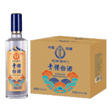 藏佳纯西藏青稞头曲白酒浓香型西藏特产名酒送礼佳品【升学宴送礼】 52度 500mL 4瓶 整箱装