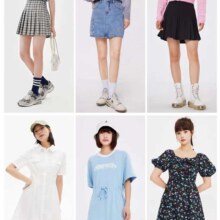 美特斯邦威 女士连衣裙、半身裙 *2件