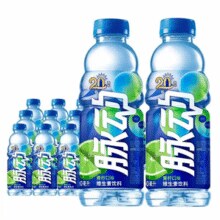 600ml大瓶装新低价！Mizone 脉动 维生素功能饮料 桃子/青柠口味 600ML*15瓶￥37.49 4.7折